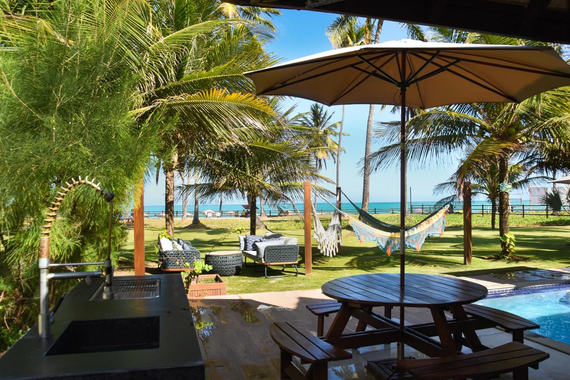 Bangalo Luxo Beira Mar Carneiros Beach Resort Praia dos Carneiros Eksteriør billede