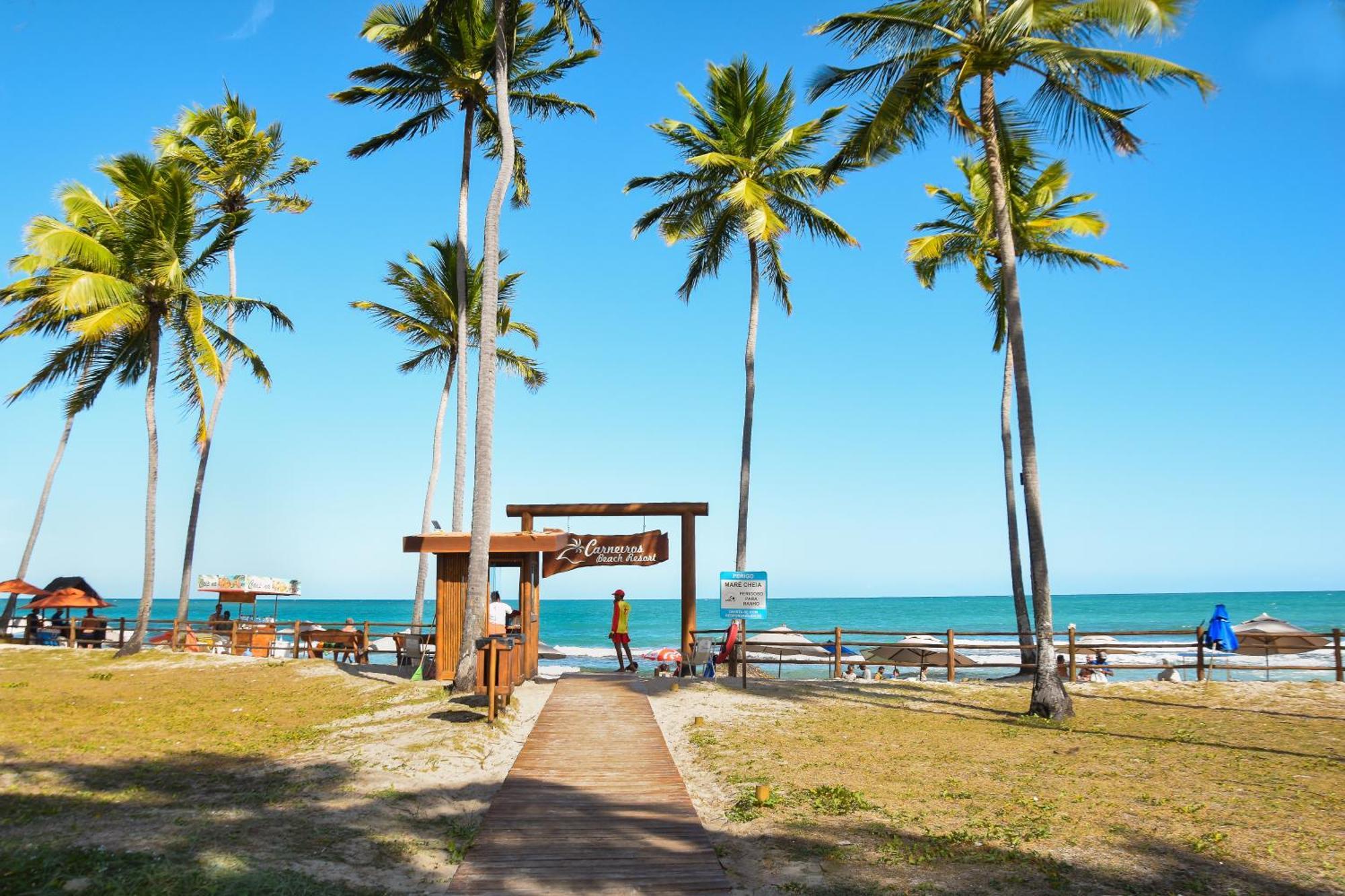 Bangalo Luxo Beira Mar Carneiros Beach Resort Praia dos Carneiros Eksteriør billede